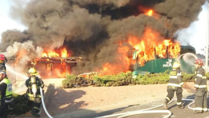 לוחמי האש בפיגוע בירושלים