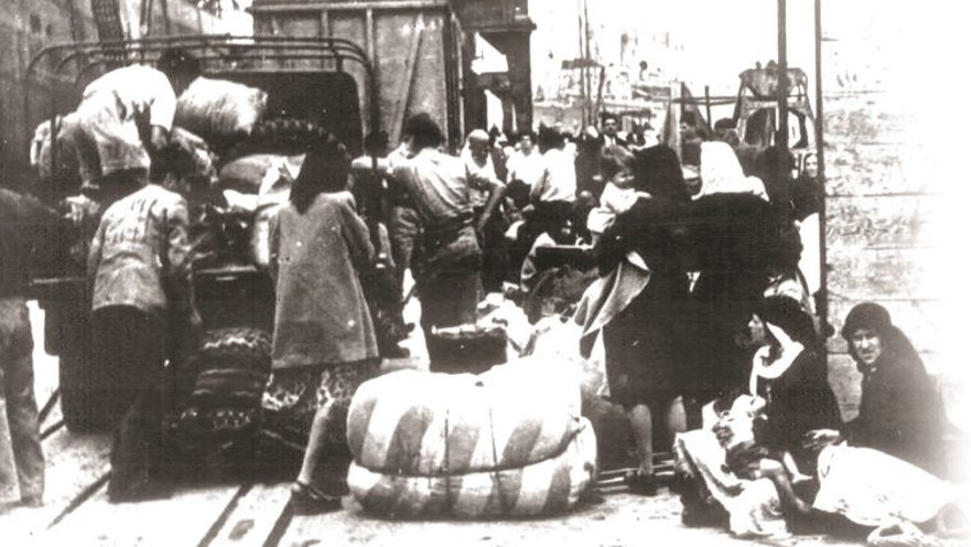 ערביי חיפה נוטשים את העיר, 1948