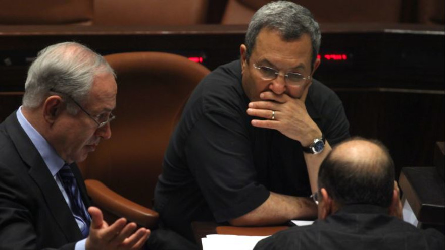 אהוד ברק, בנימין נתניהו ומשה יעלון