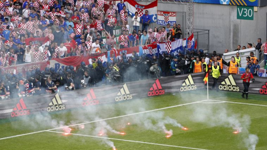 מהומות במשחק צ'כיה-קרואטיה