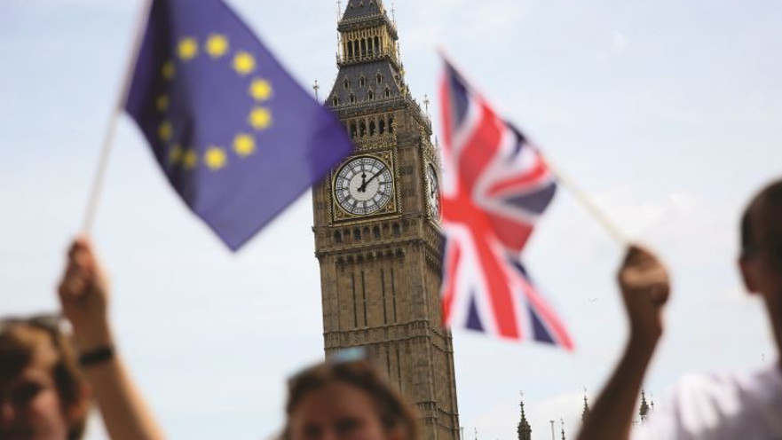 מפגינים בעד השארות באיחוד