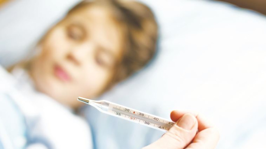 ילד חולה, אילוסטרציה