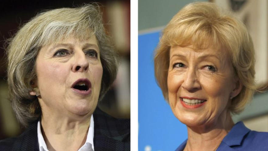 אנדראה לידסום (משמאל) ותרזה מאי