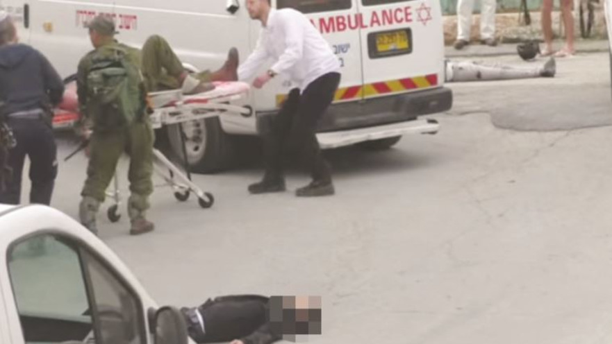 מחבל שרוע על הקרקע בחברון