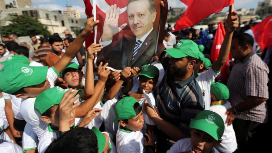 תומכי ארדואן לאחר ניסיון ההפיכה