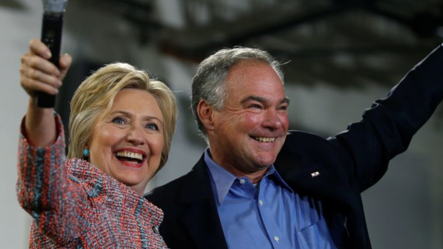 הילרי קלינטון וטים קיין