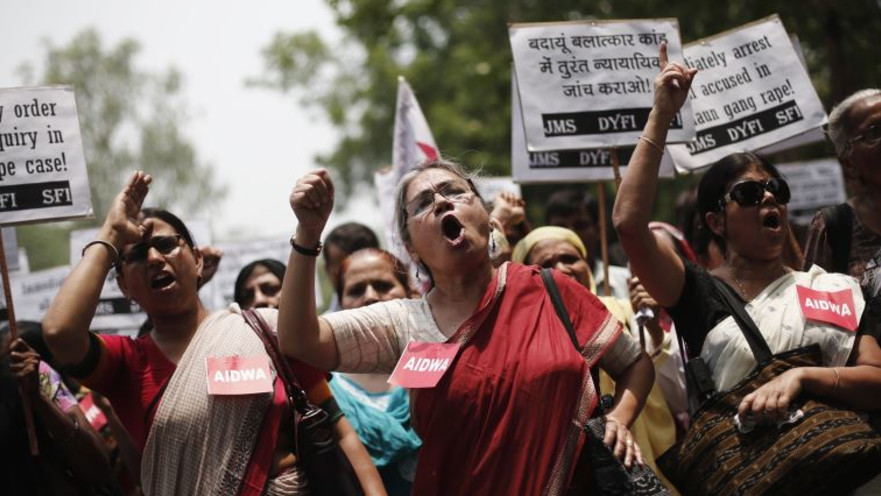 הפגנה נגד אונס צעירות בהודו, ארכיון