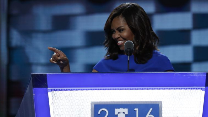 מישל אובמה בוועידת המפלגה הדמוקרטית