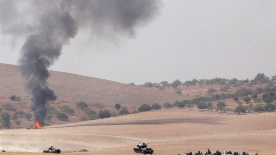 טנקים טורקים בפלישה לסוריה