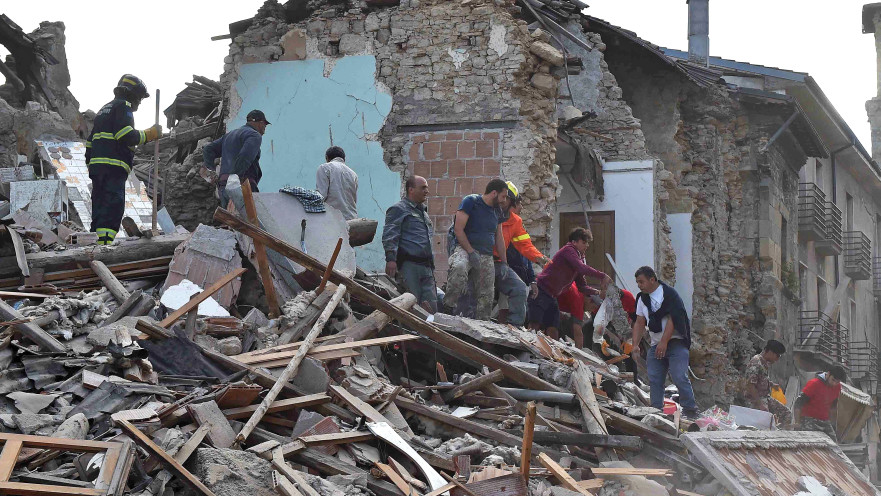 רעידת אדמה באיטליה