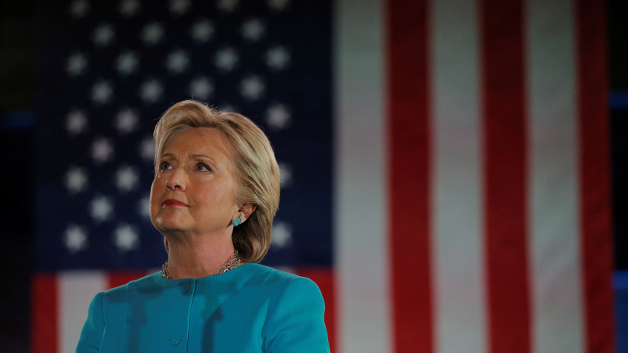 הילרי קלינטון בעצרת בחירות