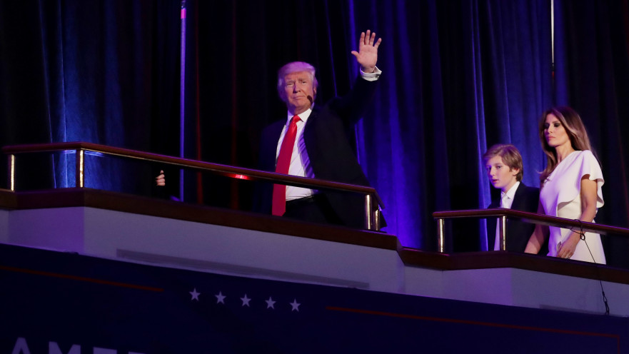 דונלד טראמפ, נאום הניצחון