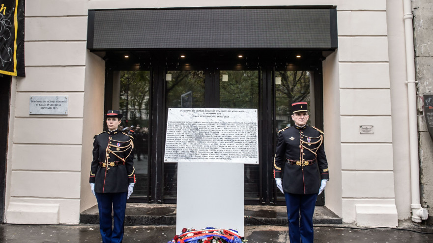 טקסי אזכרה, שנה למתקפת הטרור, בטקלאן, פריז