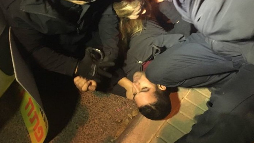 מני נפתלי נעצר בהפגנה