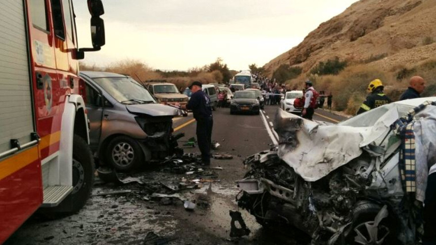 תאונת הדרכים בכביש 90