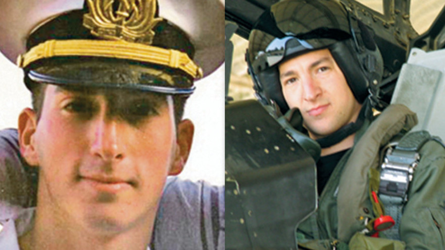 רס"ן עמיחי (מימין) וסג"מ ברק איטקיס ז"ל