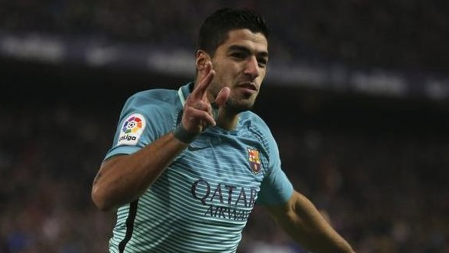 לואיס סוארס חוגג 