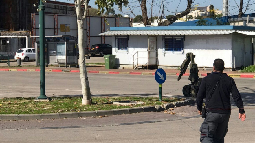 זירת פיצוץ המטען ברמת השרון