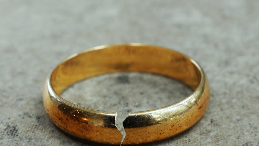 טבעת נישואין שבורה, צילום אילוסטרציה