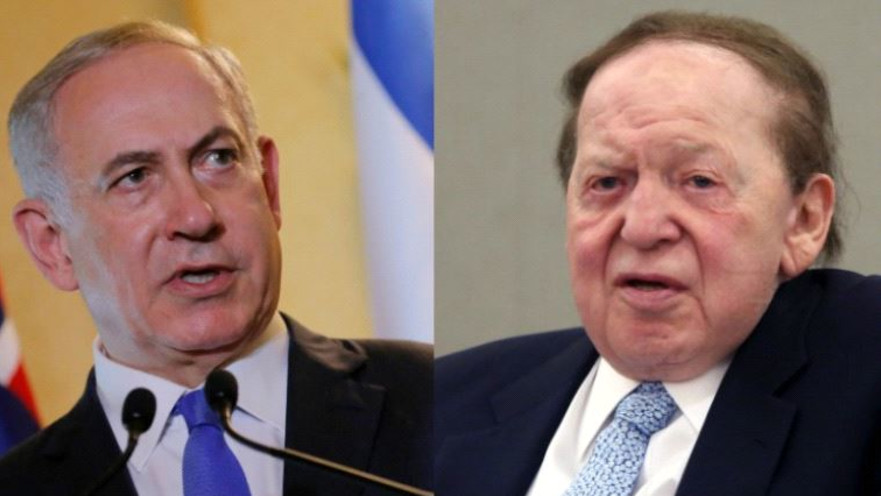 בנימין נתניהו ושלדון אדלסון