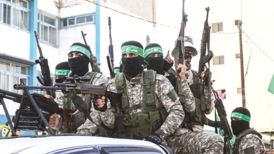 אנשי חמאס ברצועת עזה
