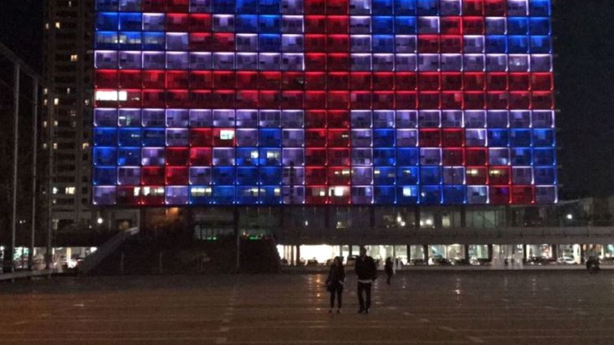 המחווה של עיריית ת"א לפיגוע בלונדון