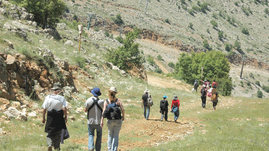 הר החרמון, טיולים