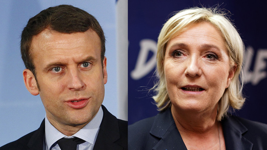 עמנואל מקרון, מארין לה פן