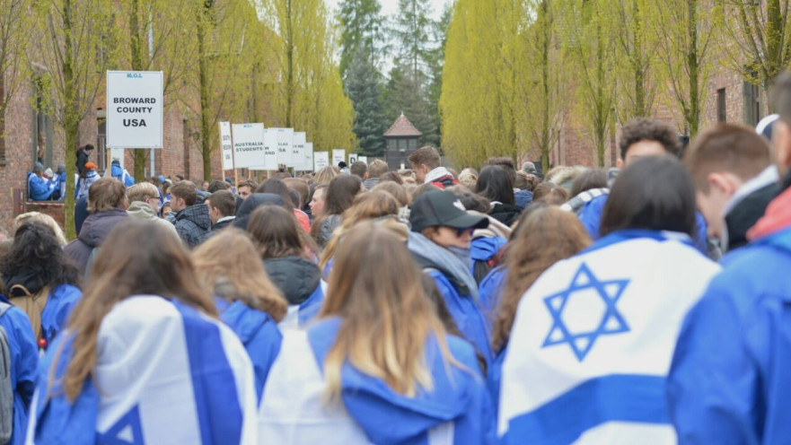מצעד החיים, אושוויץ