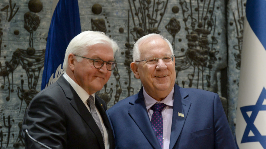 הנשיא ראובן ריבלין ונשיא גרמניה פרנק-וולטר שטיינמאייר