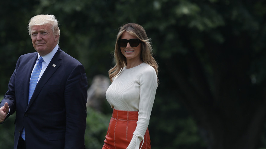 מלניה ודונלד טראמפ