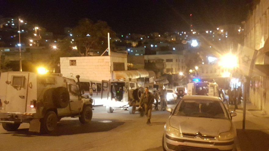 ידוי אבנים ובקבוקי תבערה על כוחות הביטחון