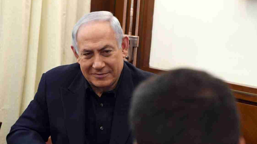 בנימין נתניהו והמאבטח זיו