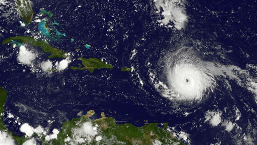הוריקן "אירמה" עושה דרכו לקאריביים