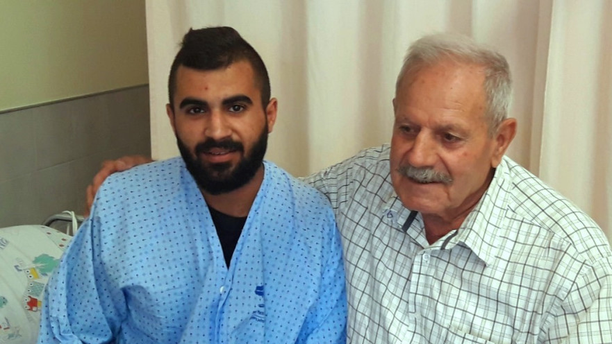 בנימין נתניהו מכפר ראמה טופל במחלקה הכירורגית במרכז הרפואי זיו בצפת