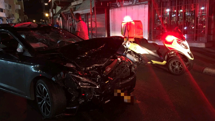 תאונת אופנוע ביפו