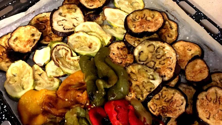 ירקות קלויים ומתובלים, אנטיפסטי 