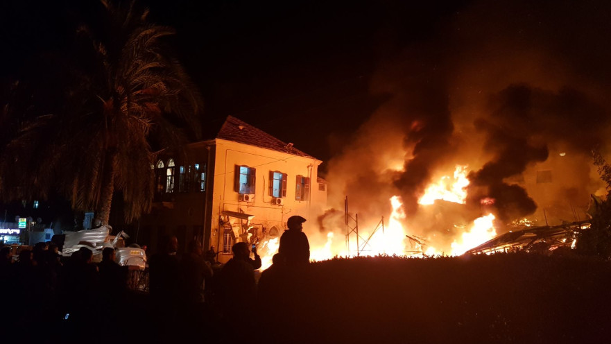 קריסה של מבנה ברחוב יפת ביפו 