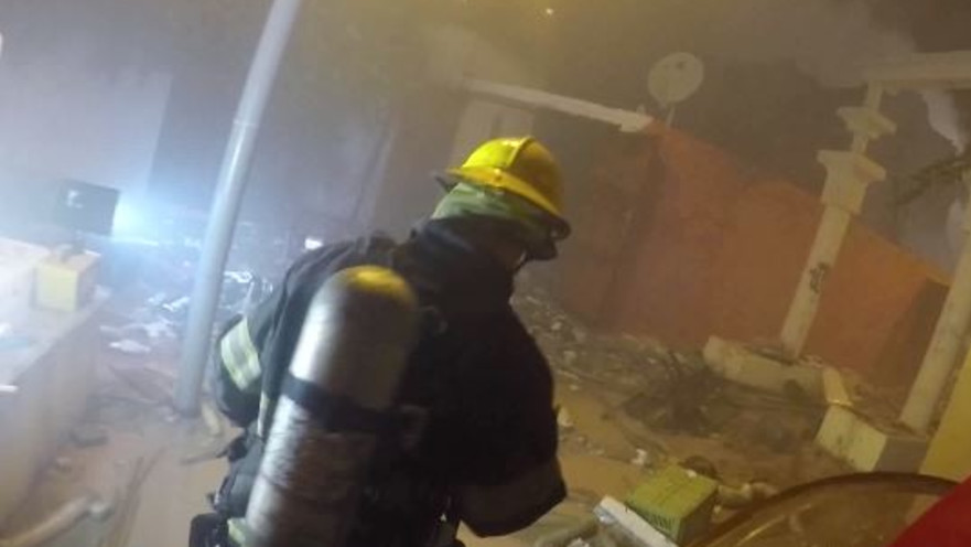 תיעוד ממצלמת הכבאי בזירה ביפו