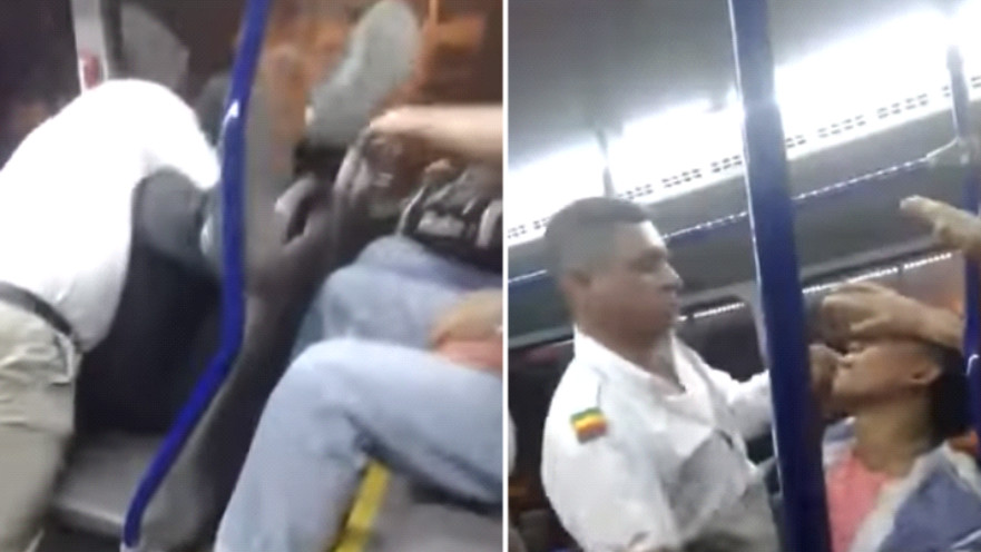 בסוף הוא עצר: נהג תקף נוסע שלא הפסיק ללחוץ על הכפתור