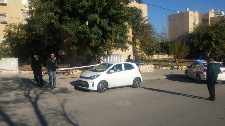 זירת הדקירה בבאר שבע