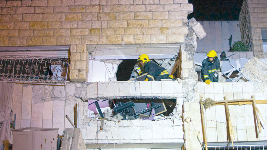 אתר האסון בגילה לפני ארבע שנים