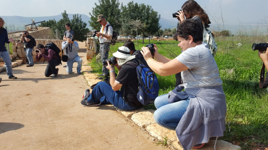 סדנת מצלמים בגן לאומי ארבל