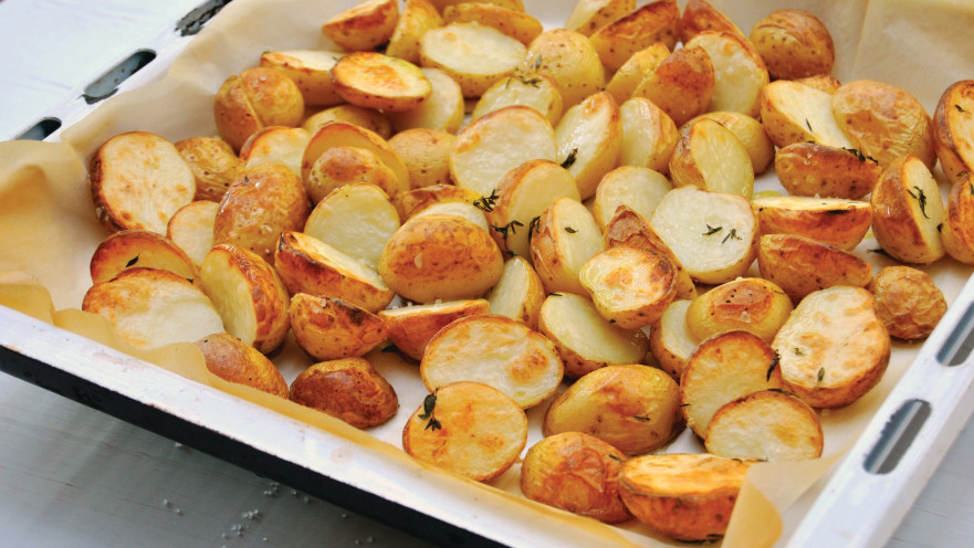 תפוחי אדמה קטנים בתימין