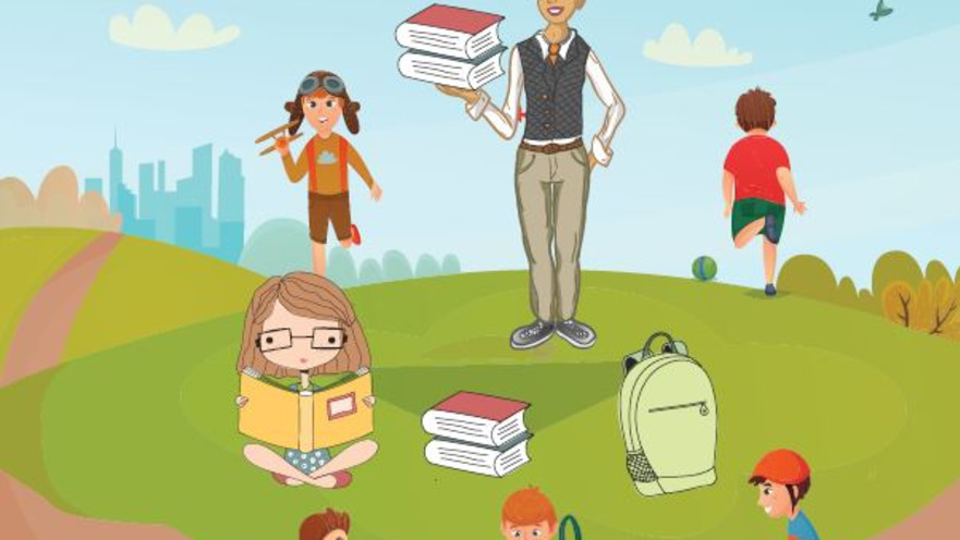 ילדים בחוץ, איור