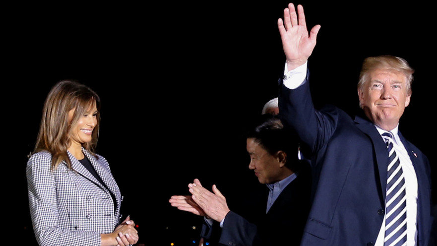 הופעתה הפומבית האחרונה של מלניה טראמפ