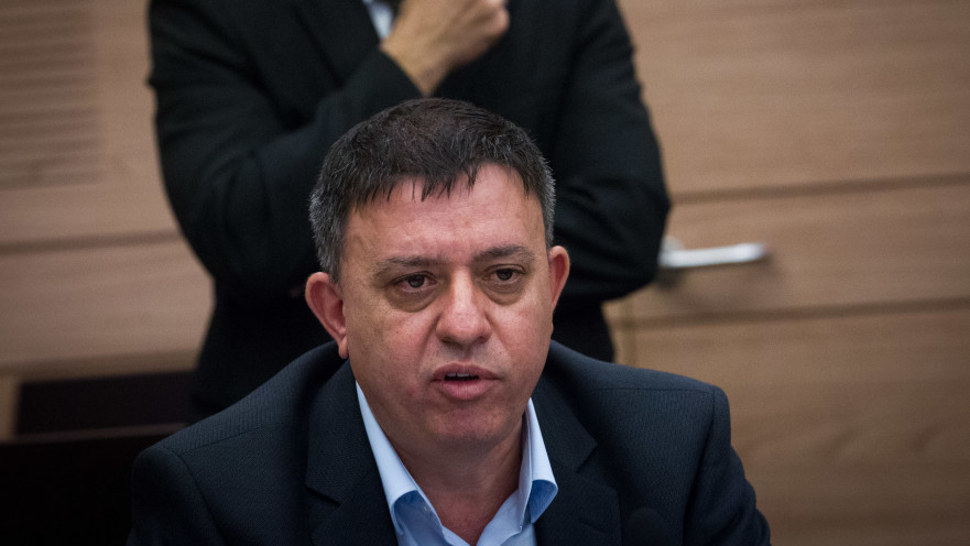 אבי גבאי בדיון בכנסת על מתווה הגז