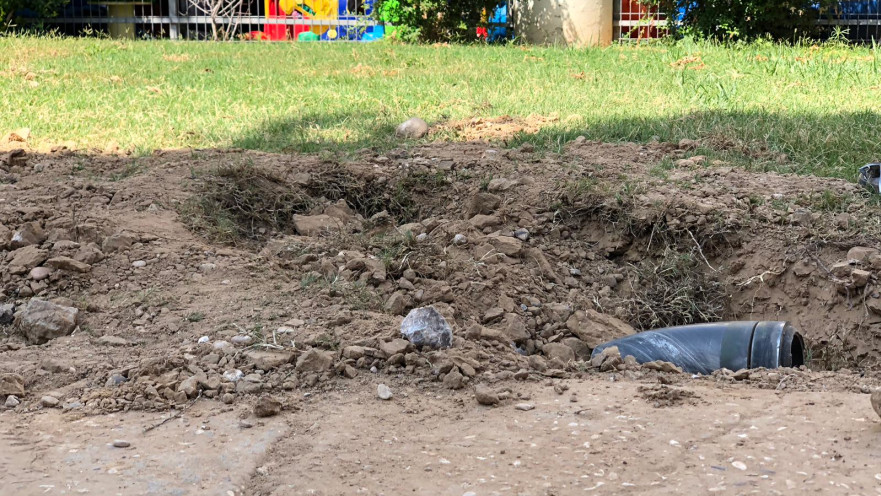 רקטה שנפלה סמוך לגן ילדים במועצה האזורית אשקול