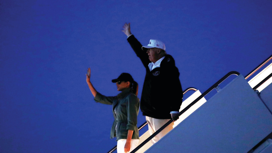 דונלד ומלניה טראמפ