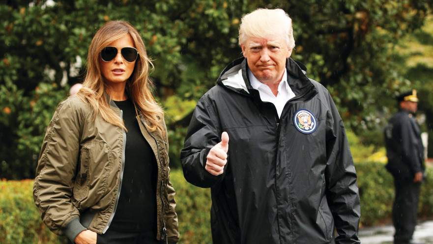 דונלד ומלניה טראמפ
